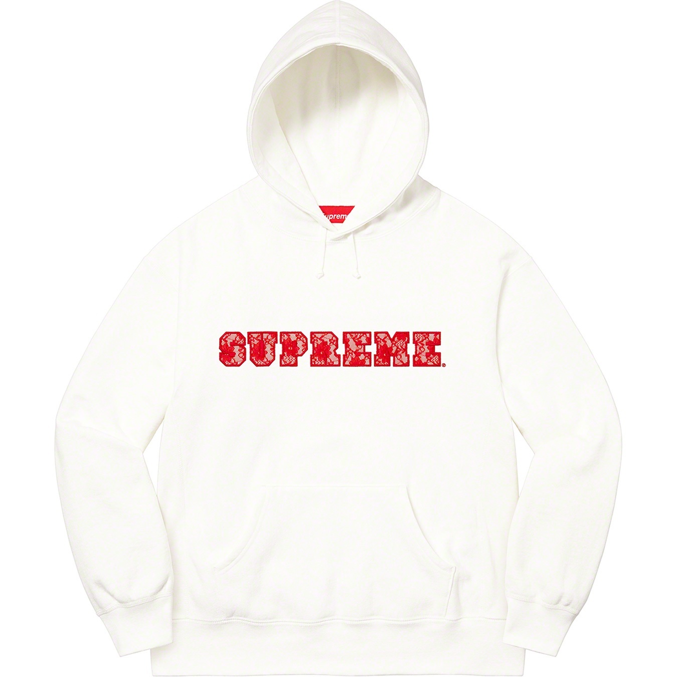 Lace Hooded Sweatshirt view 6
